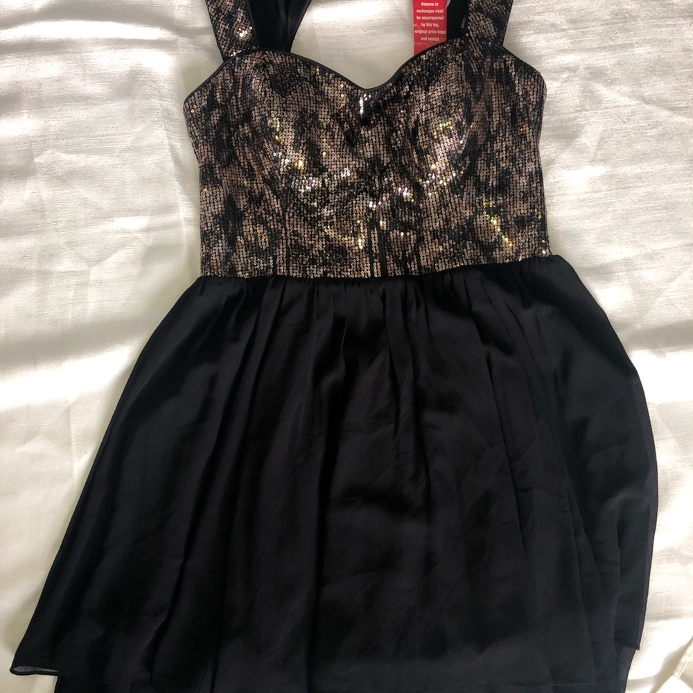 Black and gold Dress